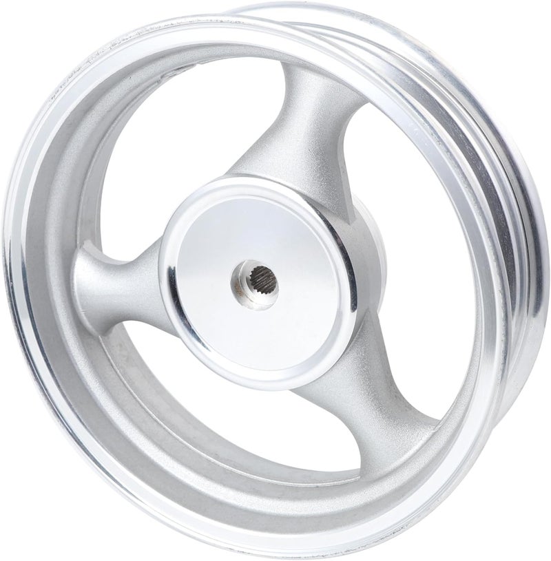 Minho Rear Side Drum Brake Motorcycle 13 Inch Mt3.50x13 Wheel Hub in Steel Material Compatible with Chinese 4-stroke GY6 Engine Scooter Mopeds Jonway 125cc,Silver Color - Image 5